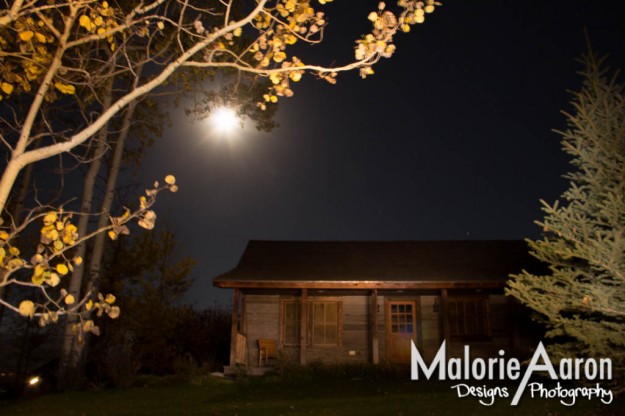 Malorie Aaron, Dave Black, Light painting, Caryn Esplin, BYU-Idaho, Sky Mountain Lodge, Victor Idaho, old barn, cabin at night