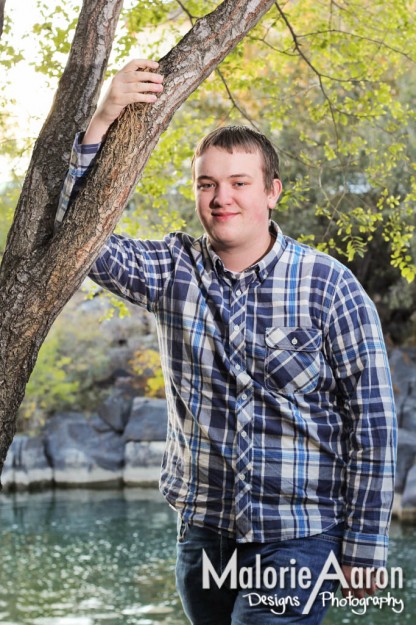 Malorie Aaron Photography and Design, Malorie Aaron, Photography, Idaho Falls, Photographer, Rexburg, Senior Pictures, Portraits, Male Model, Male Poses, Sunset, Sunshine, River, Snake River, park portraits