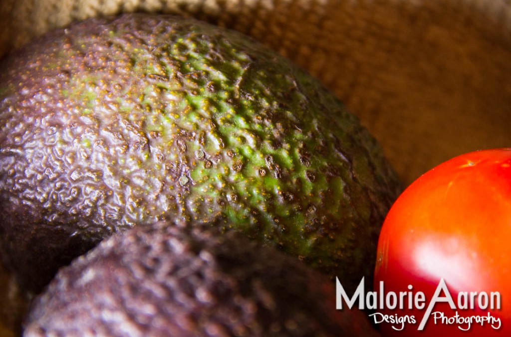 Malorie Aaron, Malorie Aaron Photography and Design, Macro, macro, product, fruit and veggie, avocado, tomato, vegetables, Sky Mountain Lodge