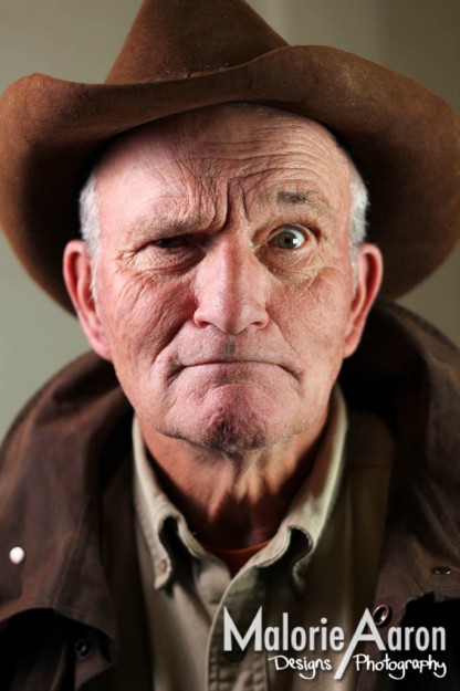 MalorieAaron, idaho, rancher, cowboy, grandpa, composite, Joel Grimes, inspiration, stink eye