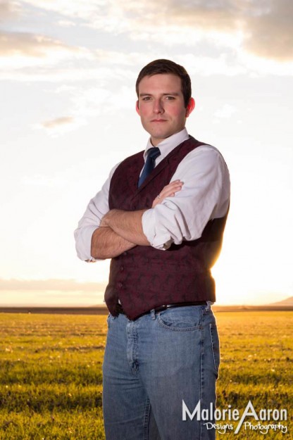 Malorie Aaron, rexburg, portraits, brother, sunset, country road, fun, fashion