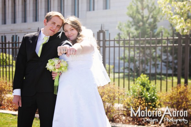 MalorieAaron, Utah, Oquirrh, mountain, temple, LDS, wedding, spring, bride, groom, ring, power