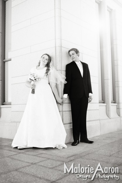 MalorieAaron, Utah, Oquirrh, mountain, temple, LDS, wedding, spring, bride, groom, love, beautiful, black_and_white