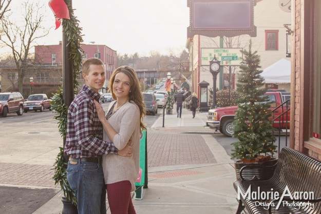 Malorie Aaron's Christmas portraits taken at the Village in Davenport, Iowa in the Quad Cities