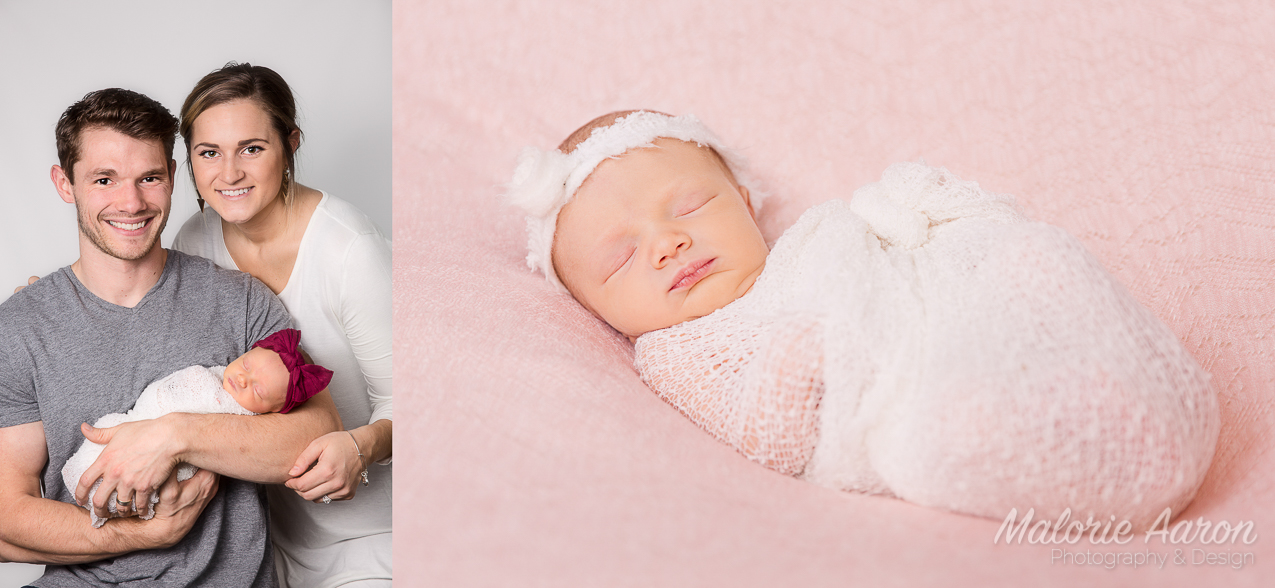 MalorieAaron, photography, cute, newborn, girl, photographer, Davenport, Iowa, soft, airy