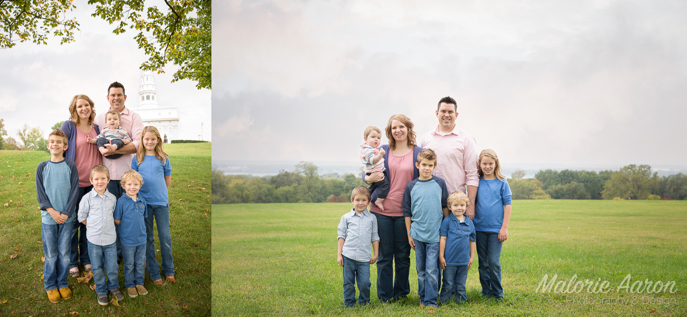 MalorieAaron, photography, Davenport, Iowa, family, photographer, Nauvoo, Illinois, LDS, temple, portraits